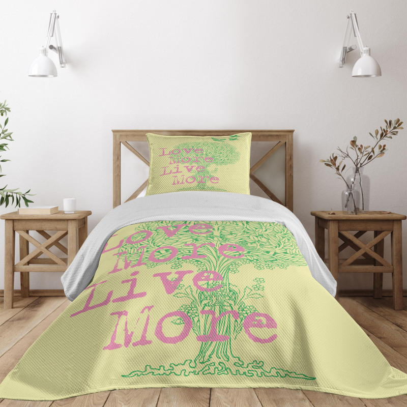 Positive World Wishes Bedspread Set