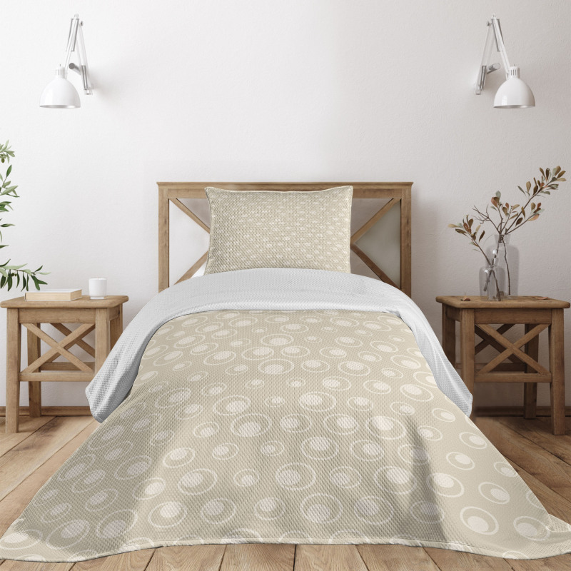 Water Inspired Bubble Forms Bedspread Set