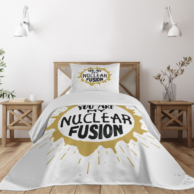 Cosmic Star Love Message Bedspread Set