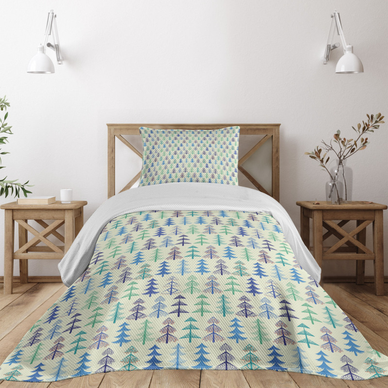 Fir Woodland Bedspread Set