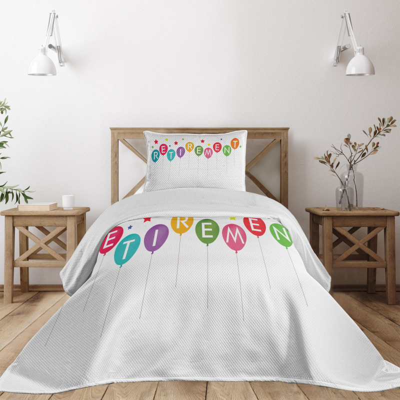 Balloons and Stars Bedspread Set