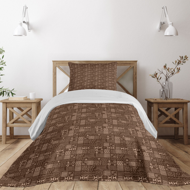 Abstract Ornates Bedspread Set