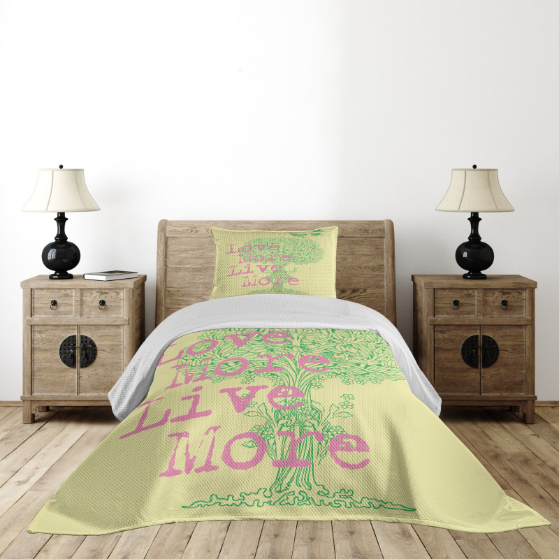 Positive World Wishes Bedspread Set