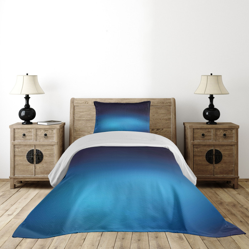 Blue Ombre Ocean Inspired Bedspread Set