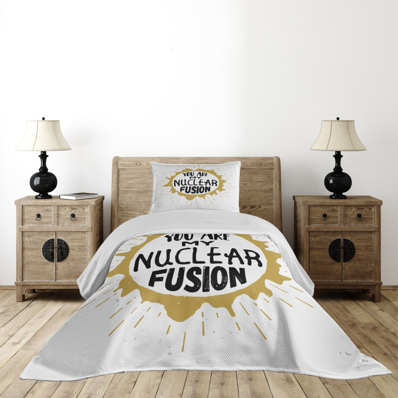 Cosmic Star Love Message Bedspread Set