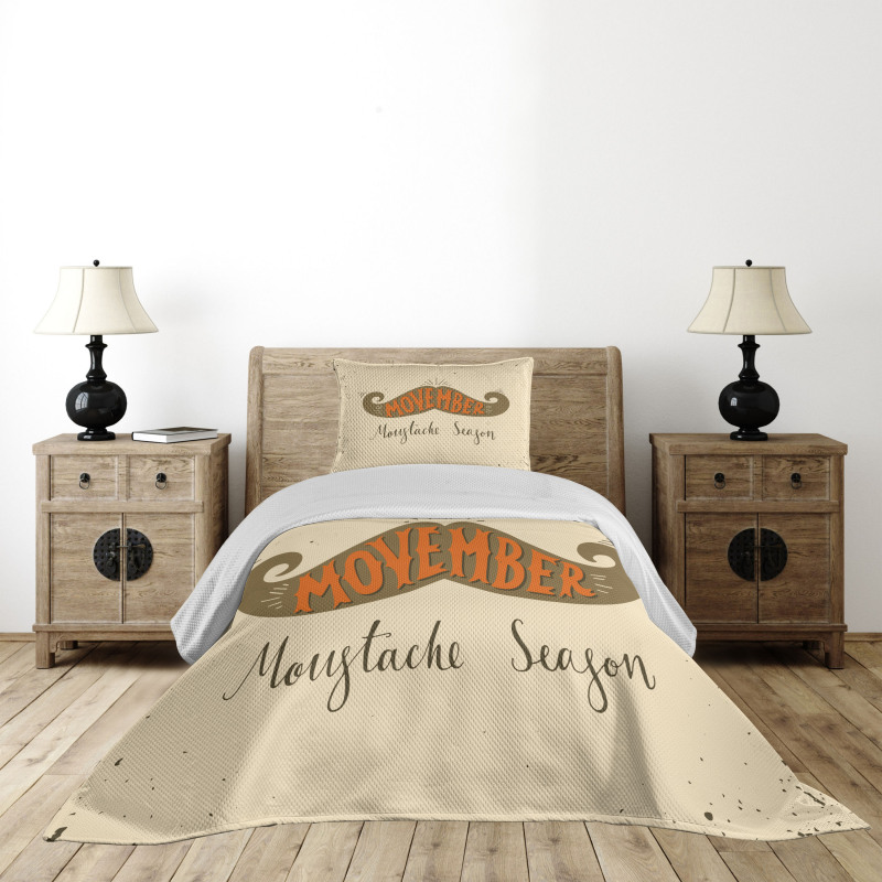 No Shave November Season Bedspread Set