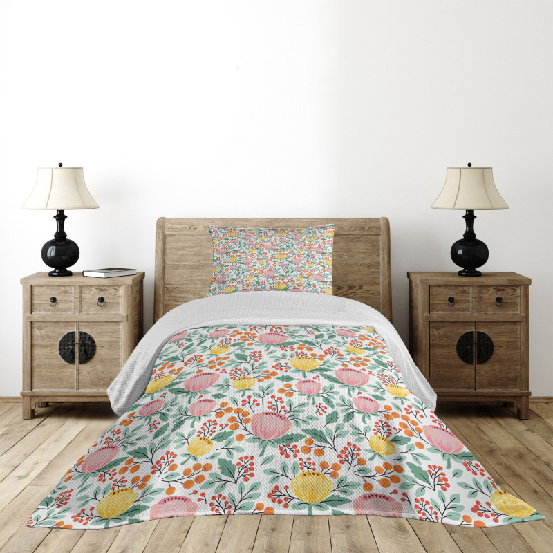 Rowan Berry Poppy Spring Bedspread Set