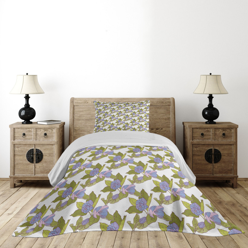 Apple Blossom Summer Bedspread Set