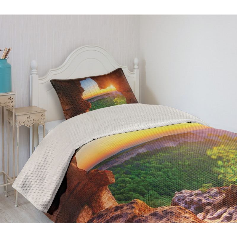 Canyon at Sunset Time Bedspread Set