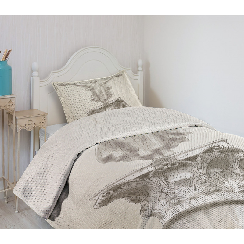 Angel Greek Myth Muse Bedspread Set