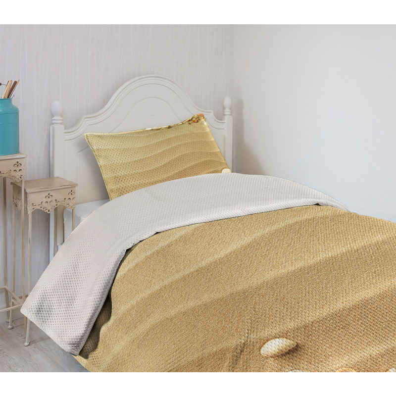 Sand with Sea Shells Bedspread Set