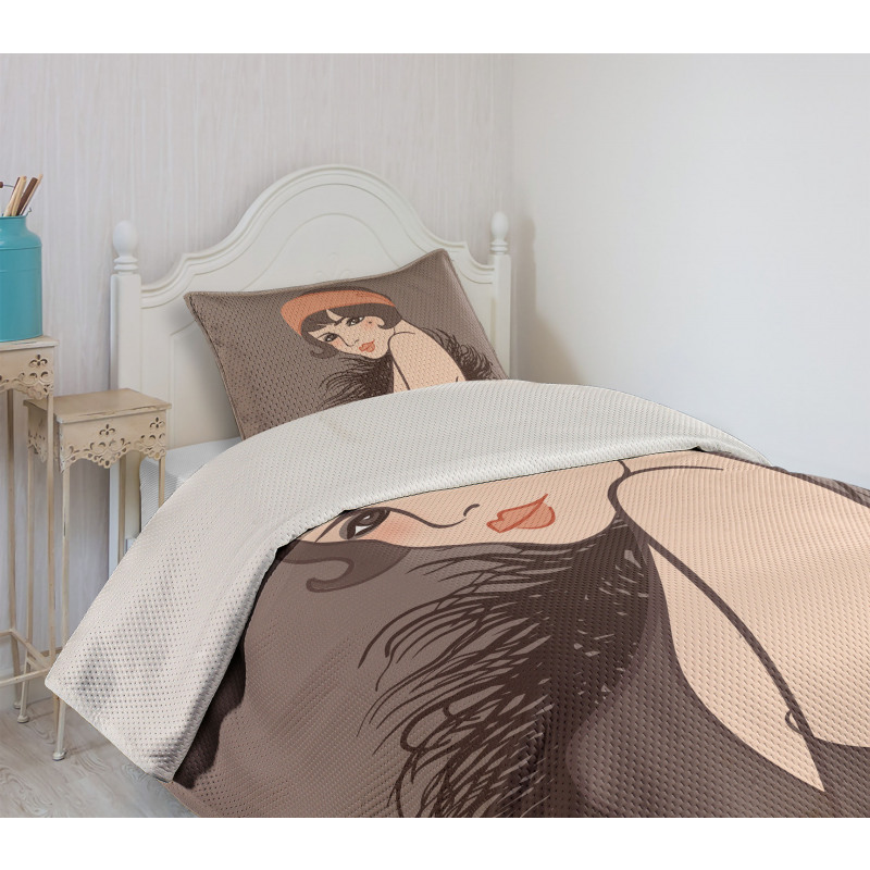 Girl with Mole Bedspread Set