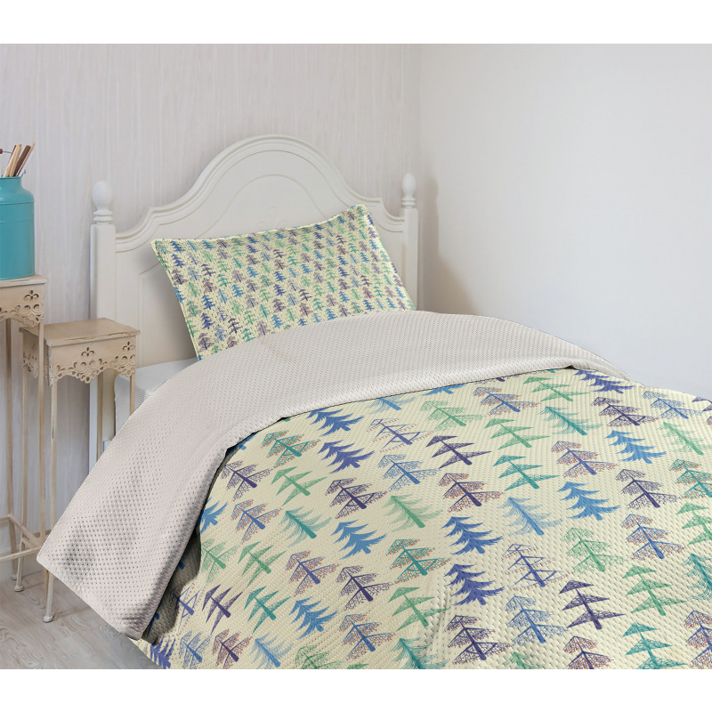 Fir Woodland Bedspread Set