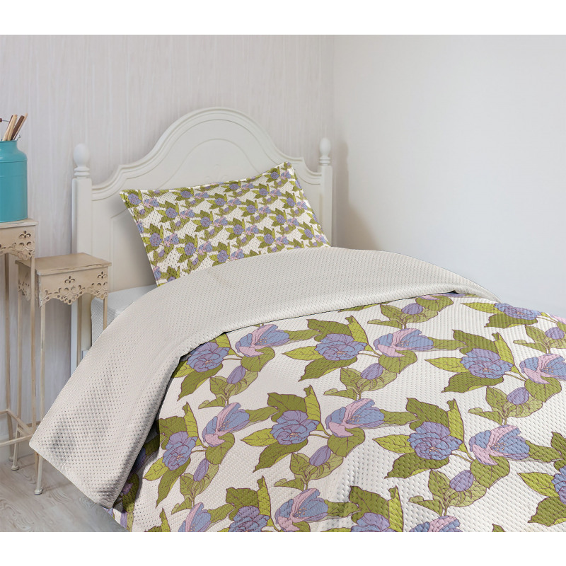 Apple Blossom Summer Bedspread Set