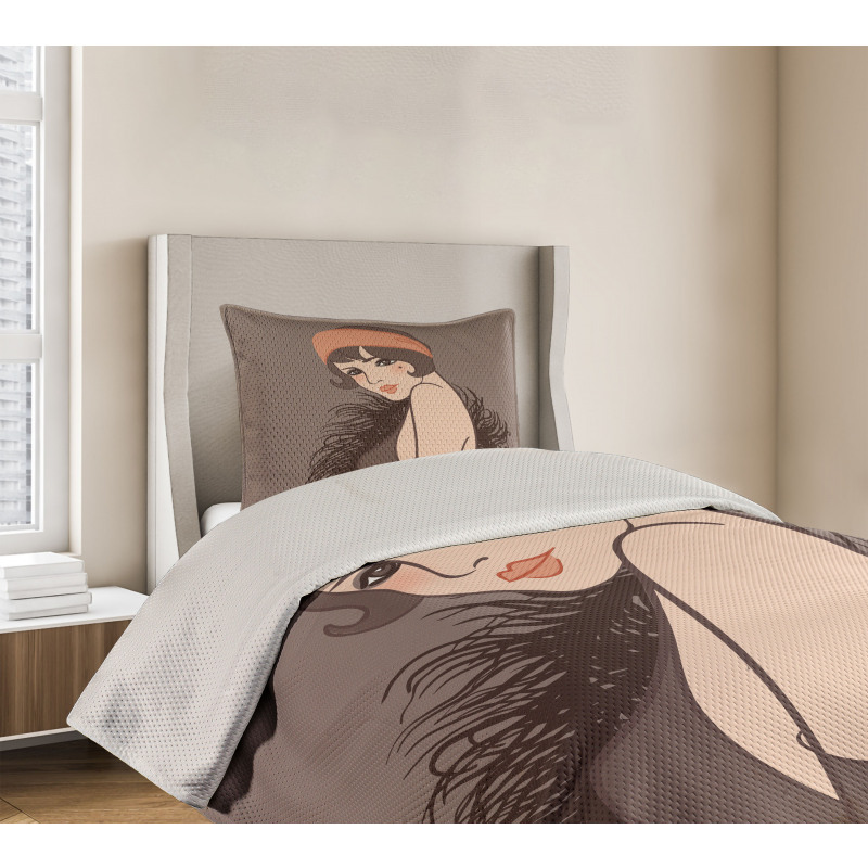 Girl with Mole Bedspread Set