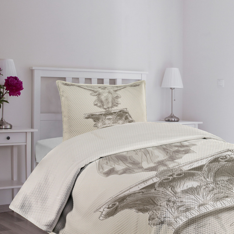 Angel Greek Myth Muse Bedspread Set