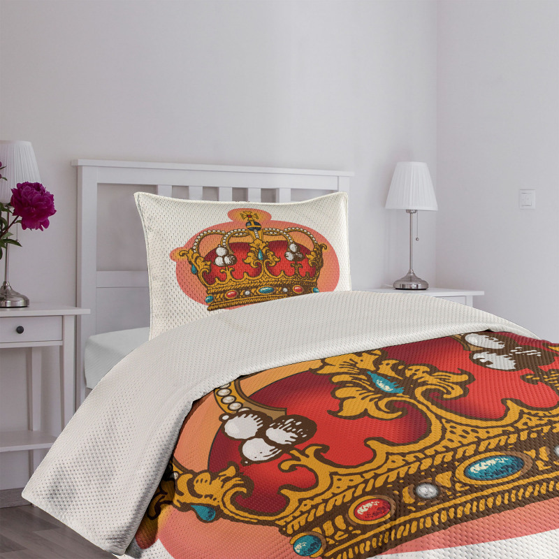 Baroque Crown Coronet Bedspread Set