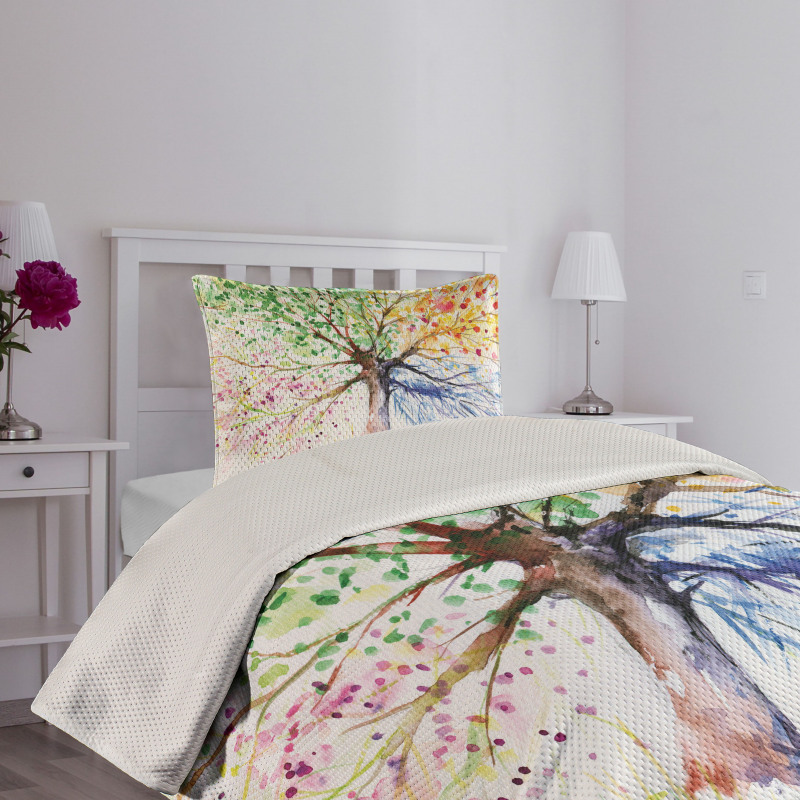 4 Seasons Colorful Bedspread Set