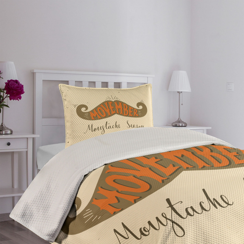 No Shave November Season Bedspread Set