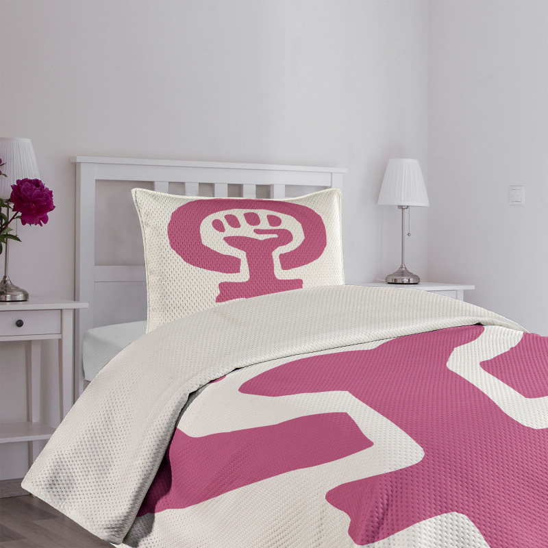 Feminism Ideology Bedspread Set