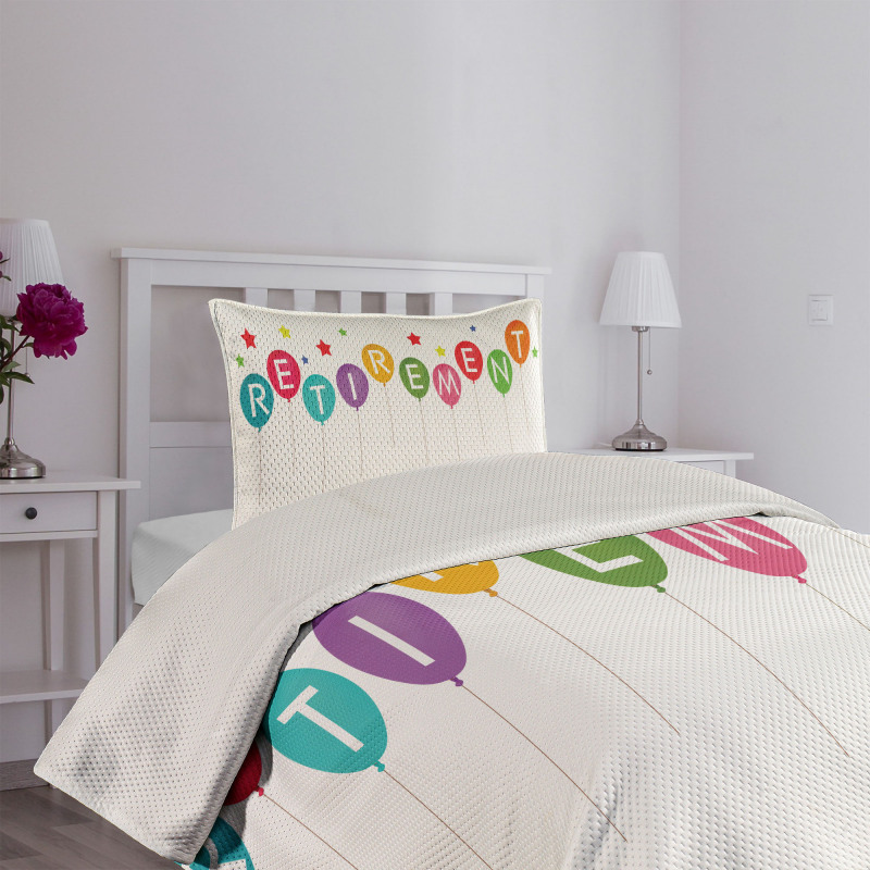 Balloons and Stars Bedspread Set