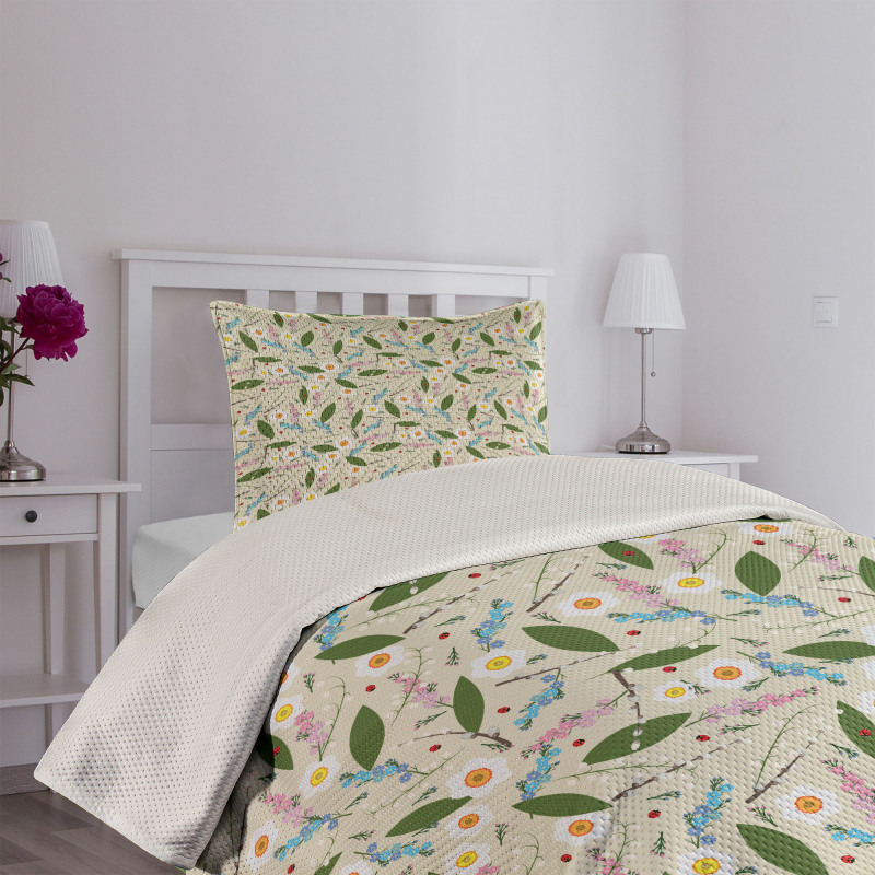 Romantic Floral Concept Bedspread Set