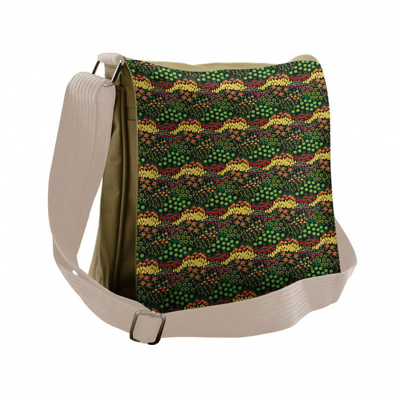 Agriculture Pattern Messenger Bag