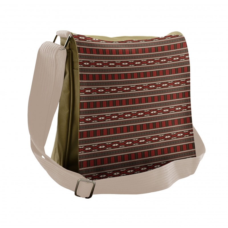 Ikat Style Messenger Bag