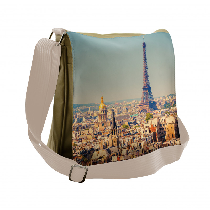 Cityscape of Paris Messenger Bag