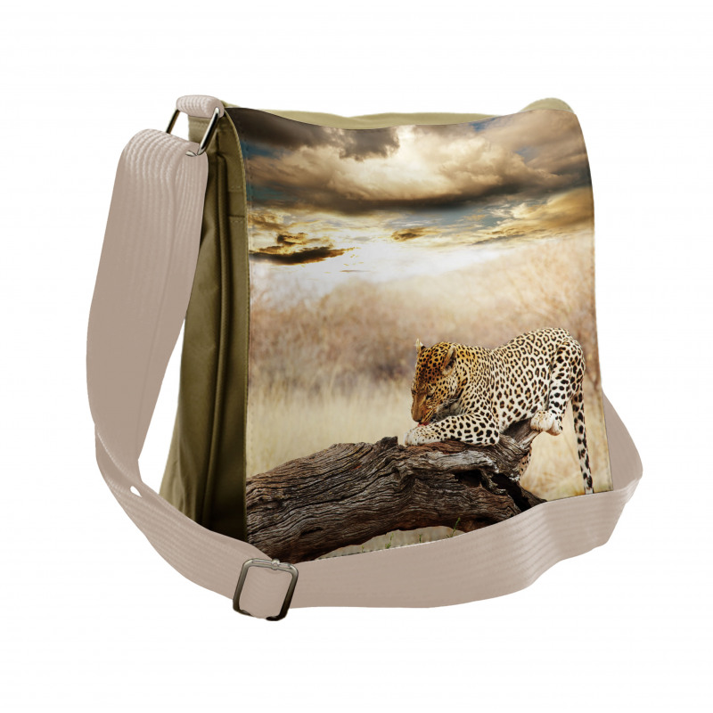 Wild Leopard Messenger Bag