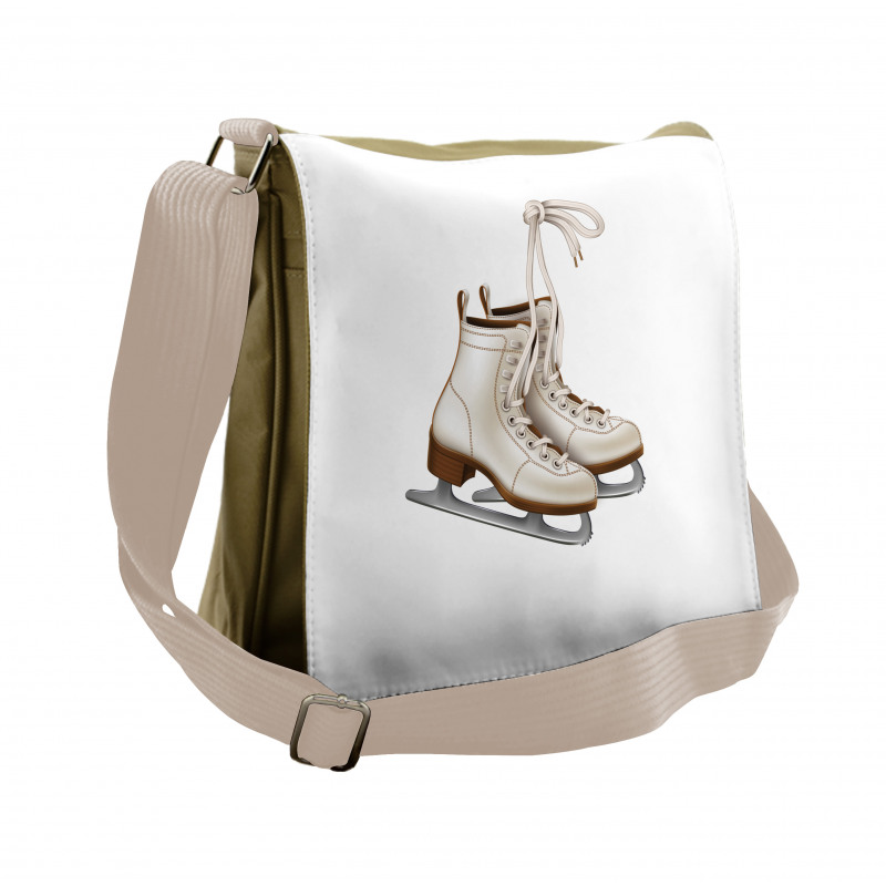 Ice Rink Footwear Messenger Bag