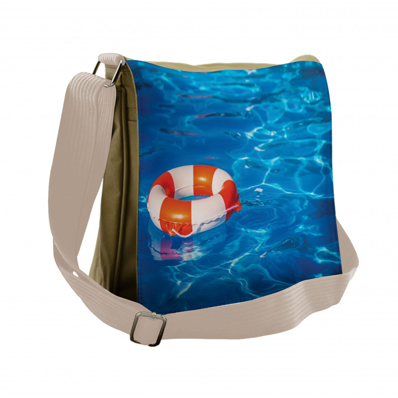 Clear Swimming Pool Messenger Bag