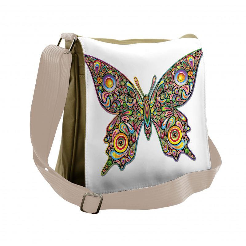 Butterfly Messenger Bag