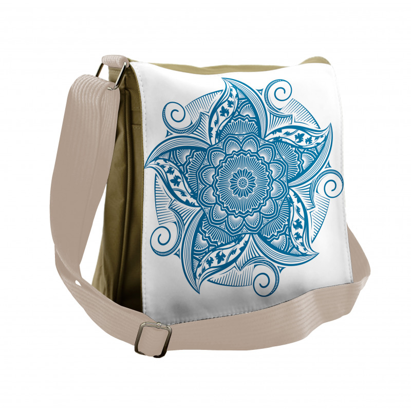 Wild Pointy Petals Messenger Bag