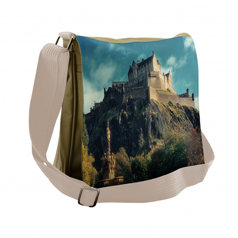 Famous Castle on Rocks Messenger Bag