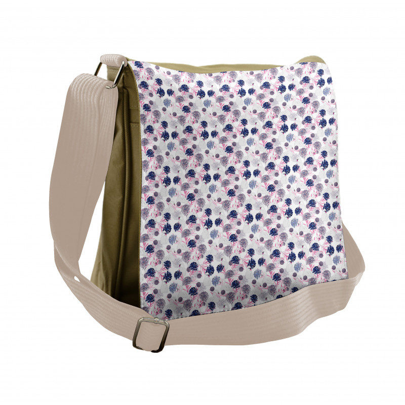 Spring Floral Gracious Animal Messenger Bag