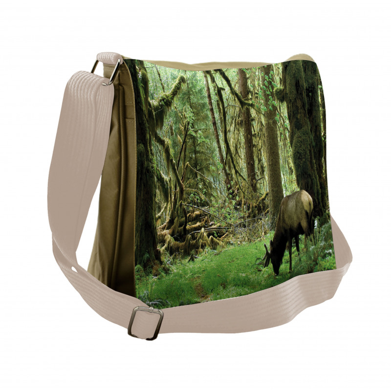 Roosevelt Elk in Park Messenger Bag