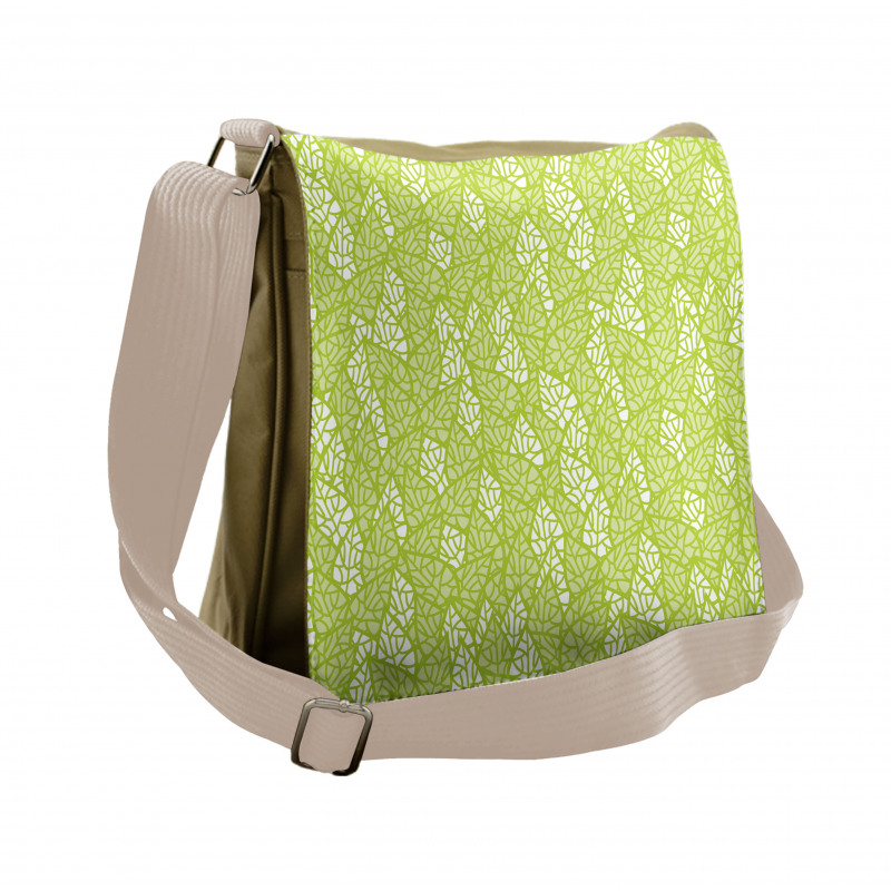 Ecology Garden Leaves Messenger Bag