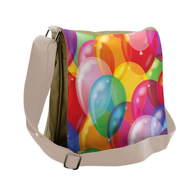 Balloons Fun Messenger Bag