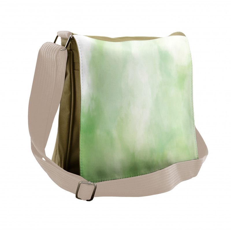 Greenish Smoke Messenger Bag