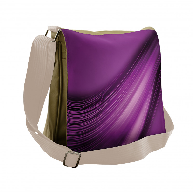 Smooth Lines Art Messenger Bag