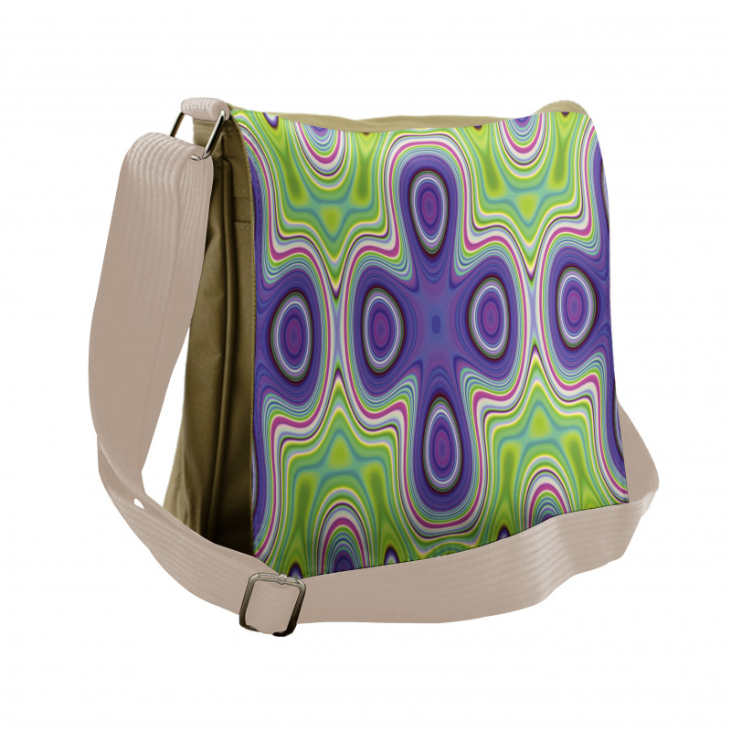 Hypnotic Motifs Scene Messenger Bag