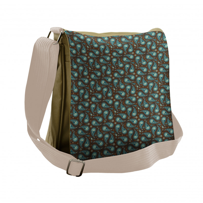 Fig Like Motifs Art Messenger Bag