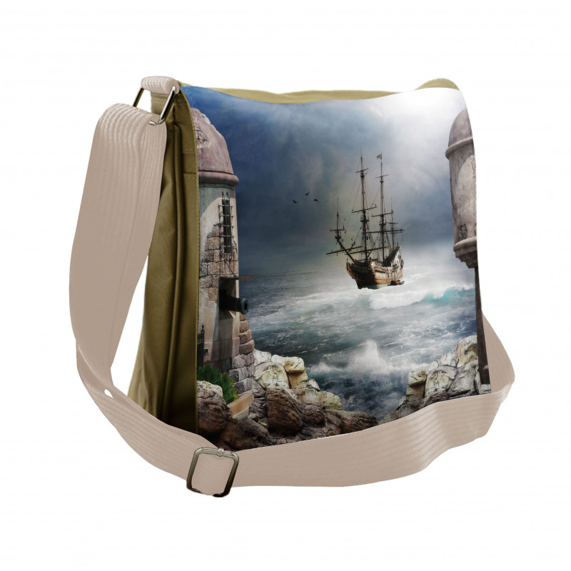 Pirate Merchant Ship Messenger Bag