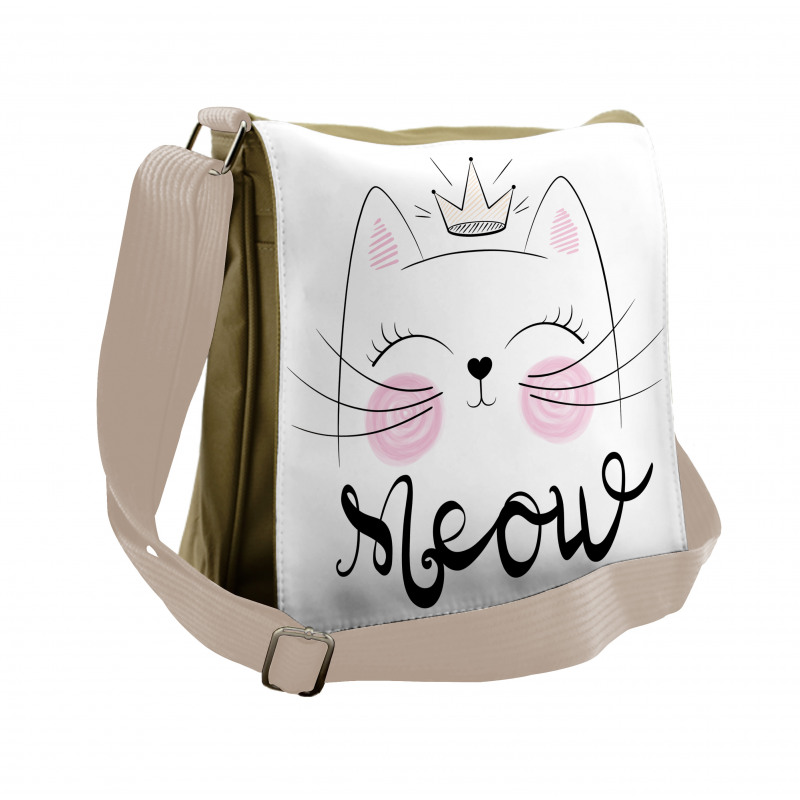 Charming Meow Princess Messenger Bag