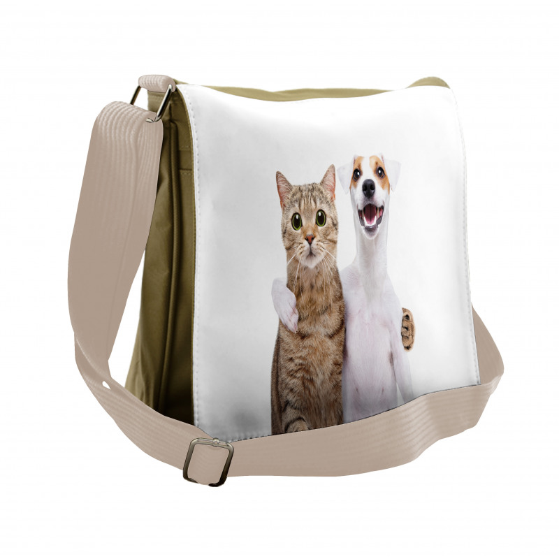 Real Life Friendly Animals Messenger Bag