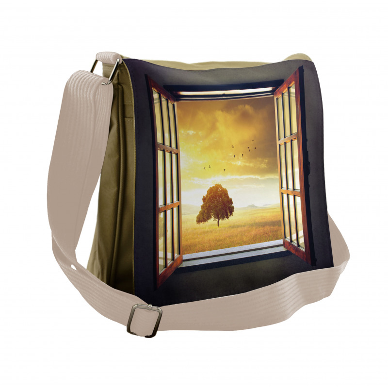 Spring Birds Country Messenger Bag