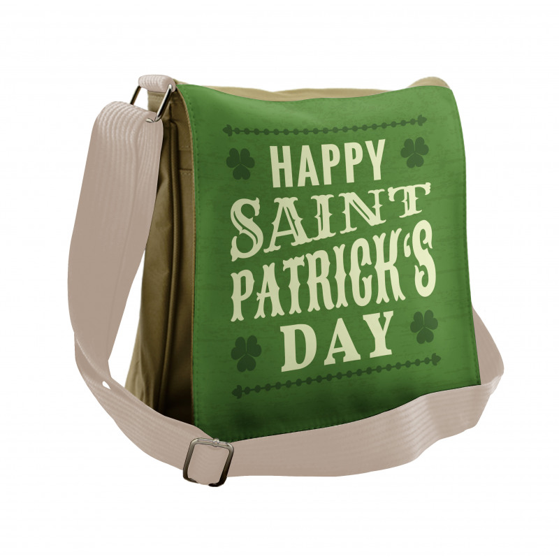 Happy Saint Patrick's Art Messenger Bag