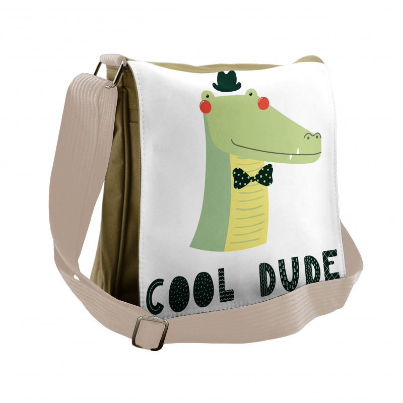 Cool Dude Funny Character Messenger Bag