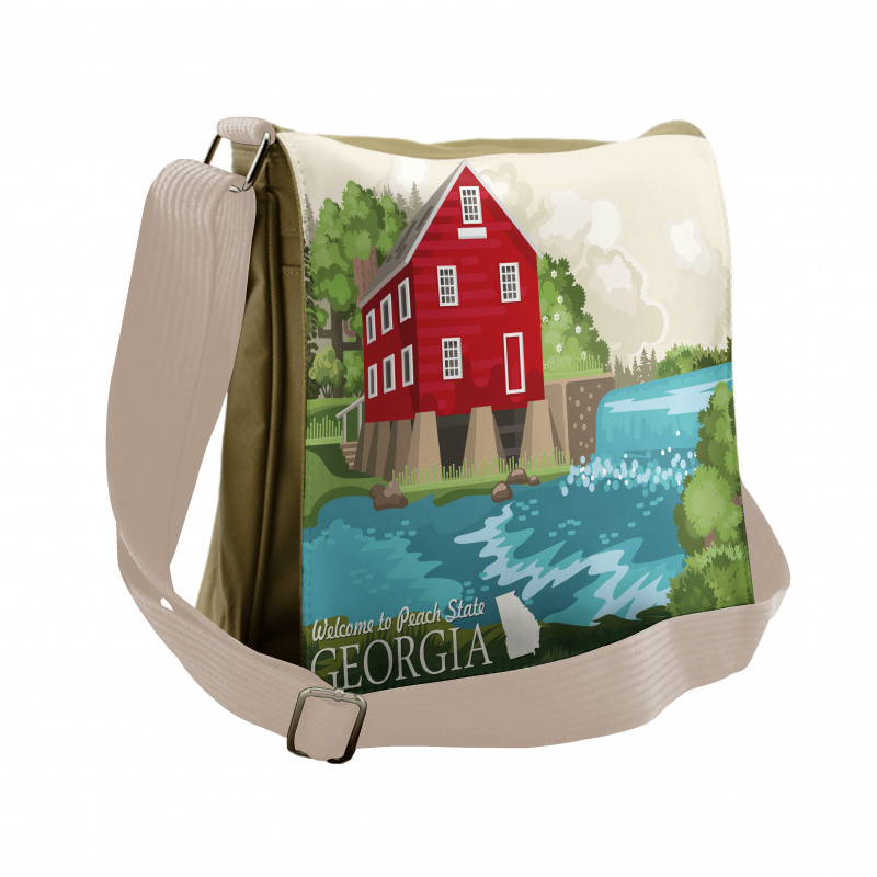 House in the Nature Messenger Bag